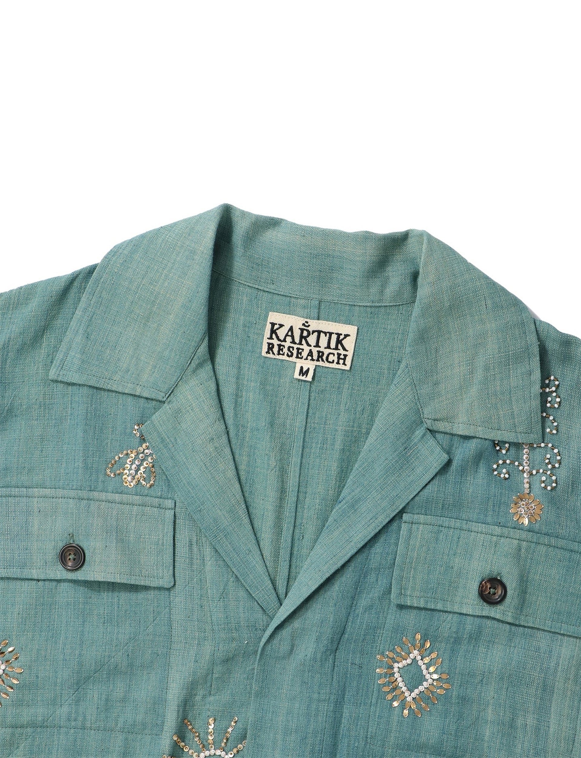 KARTIK RESEARCH Safari Jacket Algae/ Gold