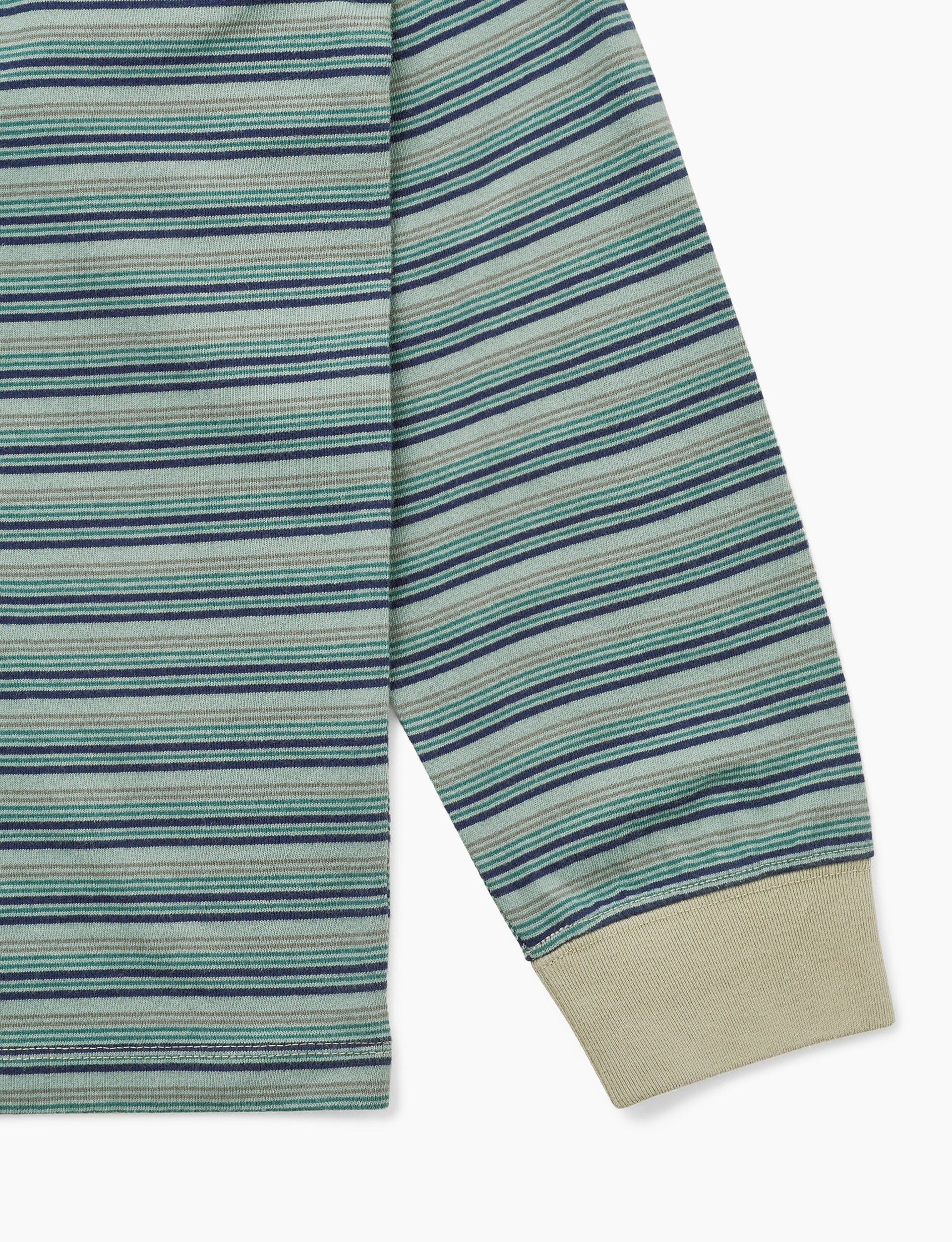 Khakis Border L/S Tee Pistachio