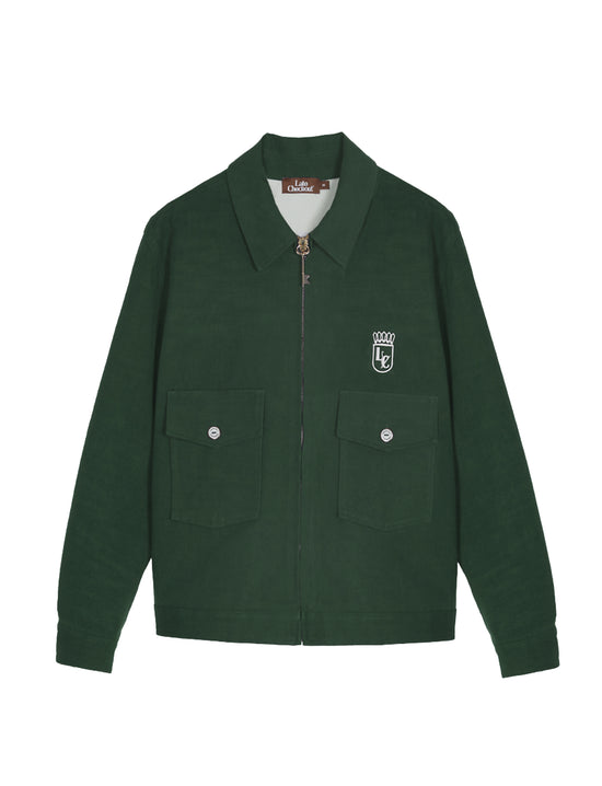 LATE CHECKOUT Green Work Jacket