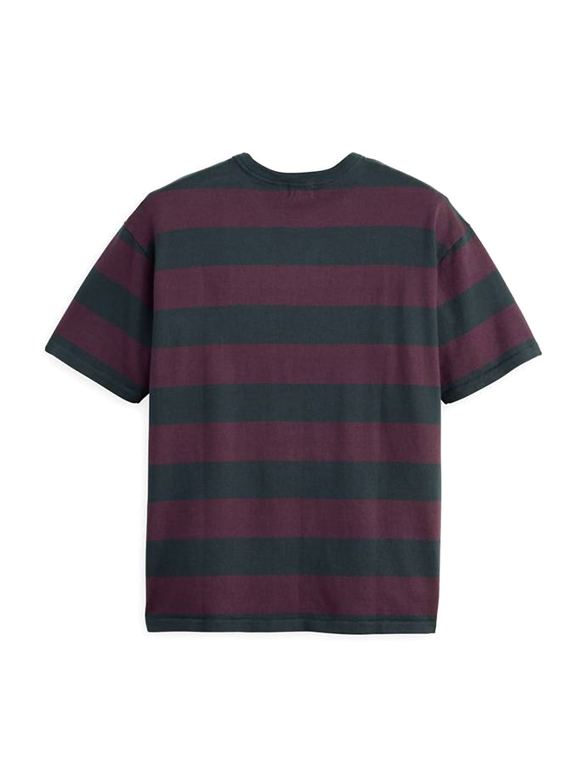 Levi's® Vintage Clothing 1960s Casual Tee Carbon Plum Stripe Carbon & Plum
