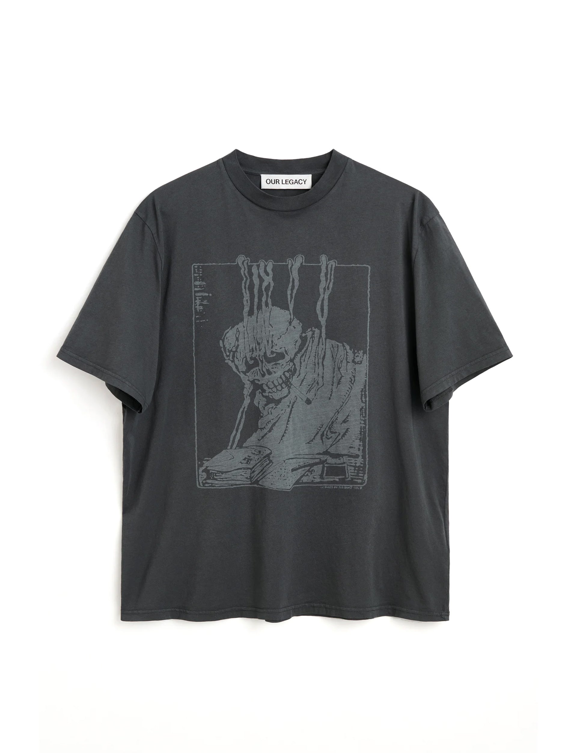 OUR LEGACY BOX T-SHIRT Angry Fan Mail Print