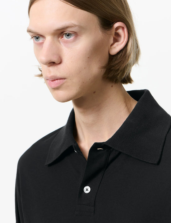 OUR LEGACY RUBY LONSLEEVE Black High Twist Jersey