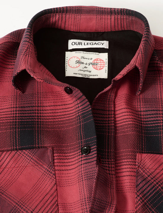 OUR LEGACY WHOPPIN SHIRT, Bison Check Ranch Cotton