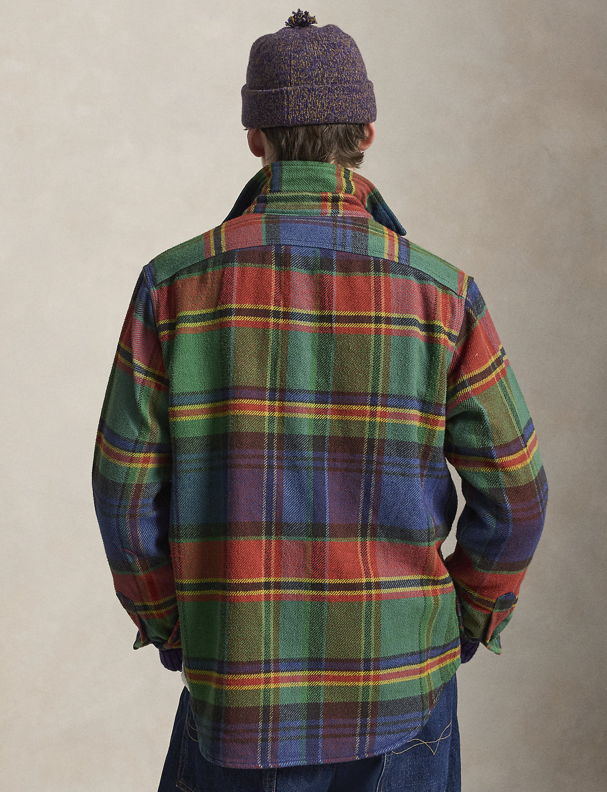 POLO RALPH LAUREN CLASSIC FIT PLAID FLANNEL WORKSHIRT