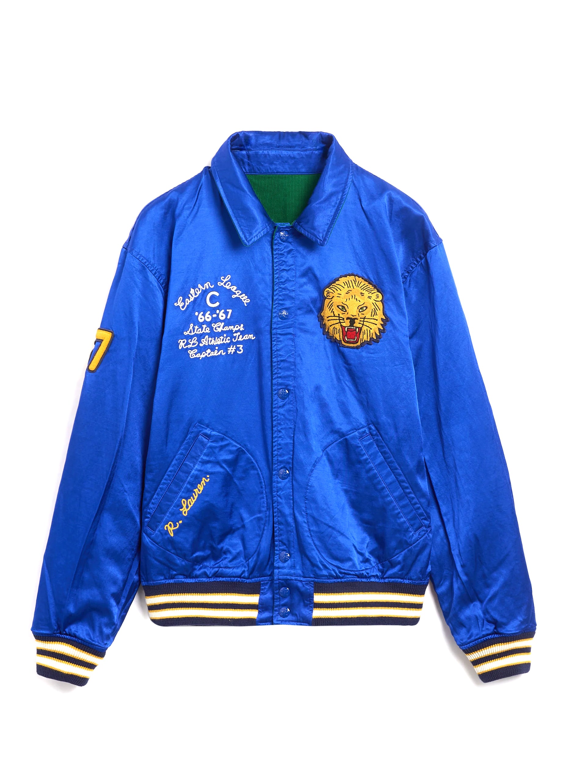 POLO RALPH LAUREN REVERSIBLE LETTERMAN JACKET