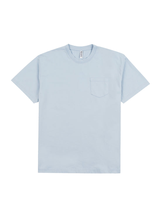 RECEPTION CLOTHING S/S POCKET TEE FUMING ICE BLUE