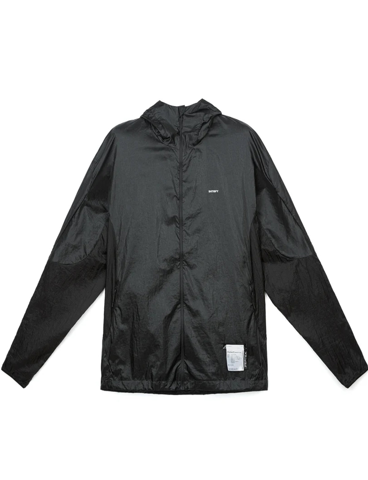 SATISFY RUNNING Pertex® Diamond Fuse Windbreaker BLACK