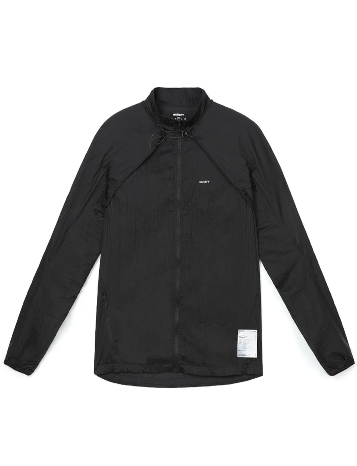 SATISFY RUNNING Rippy™ Modular Windbreaker BLACK