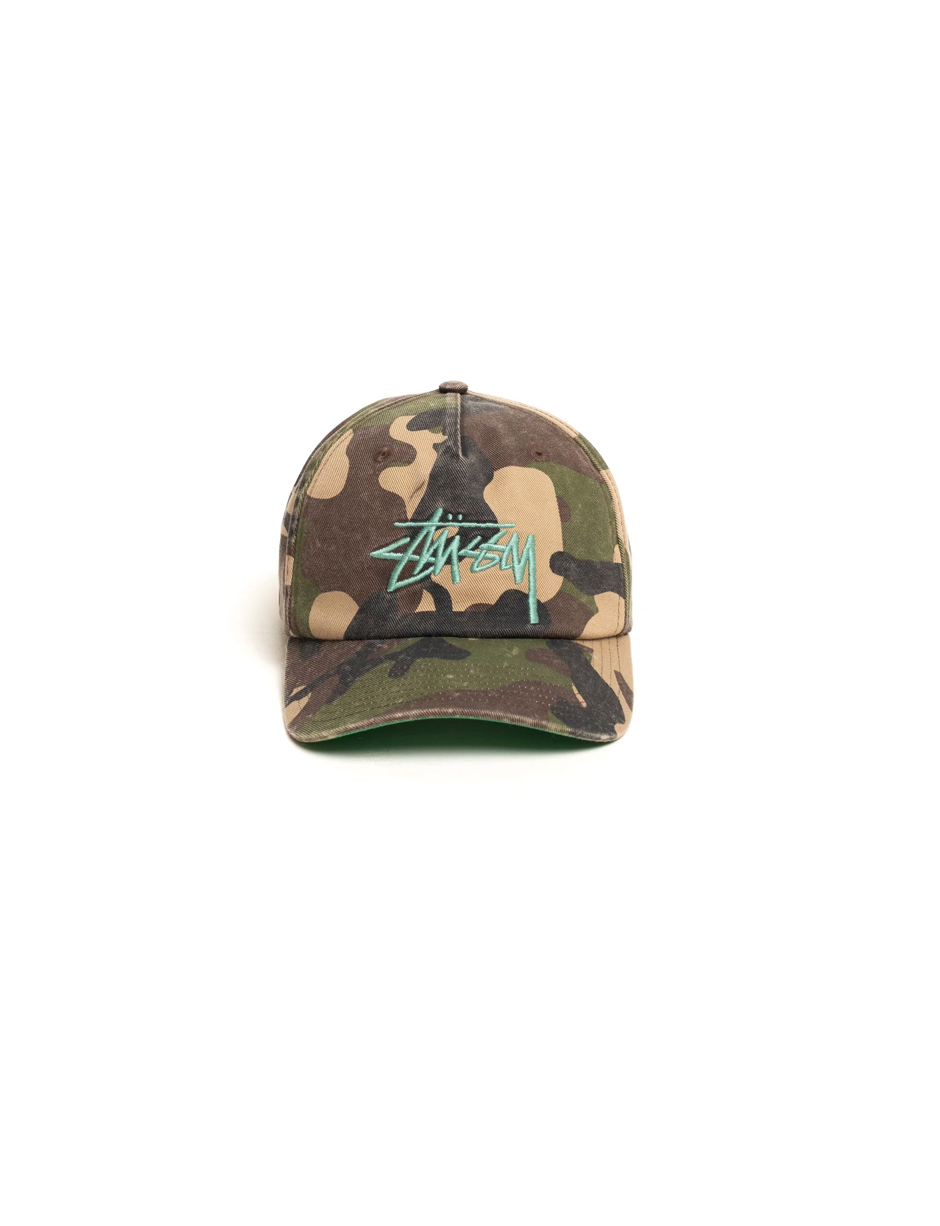 STÜSSY Big Stock Mid Depth Cap WOODLAND CAMO