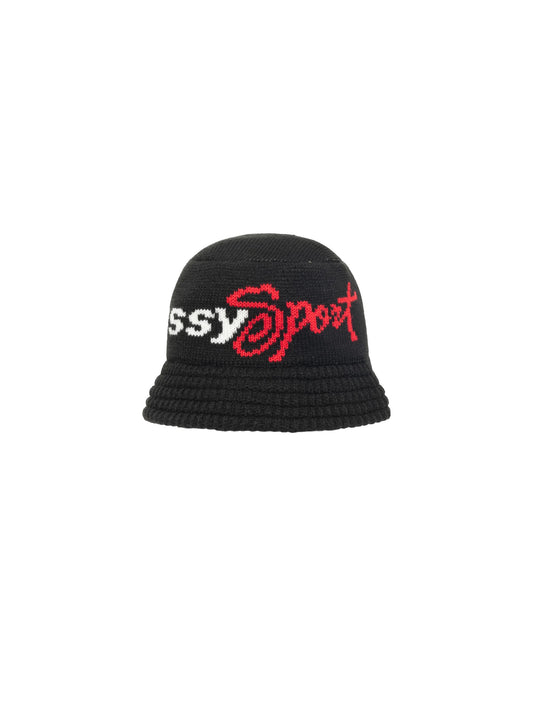 STÜSSY Bucket Stussy Sport Knit BLACK