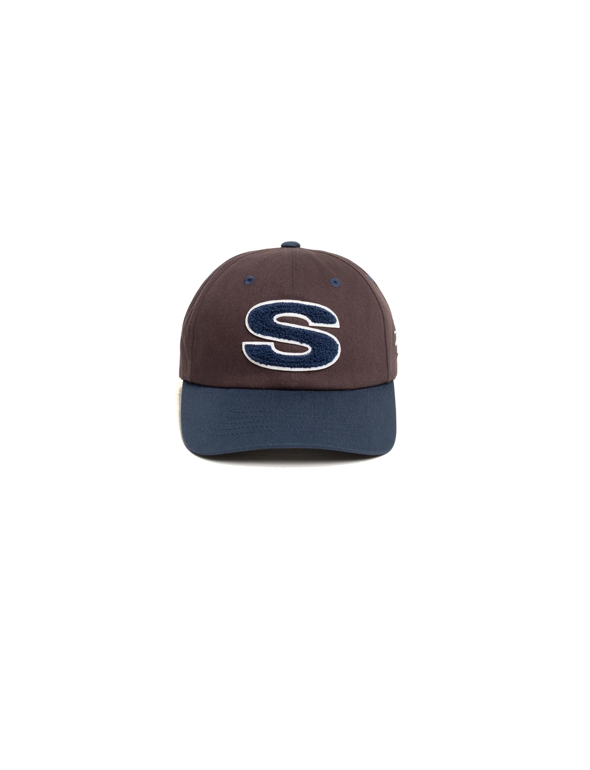STÜSSY Chenille S Low Pro Cap DARK BROWN