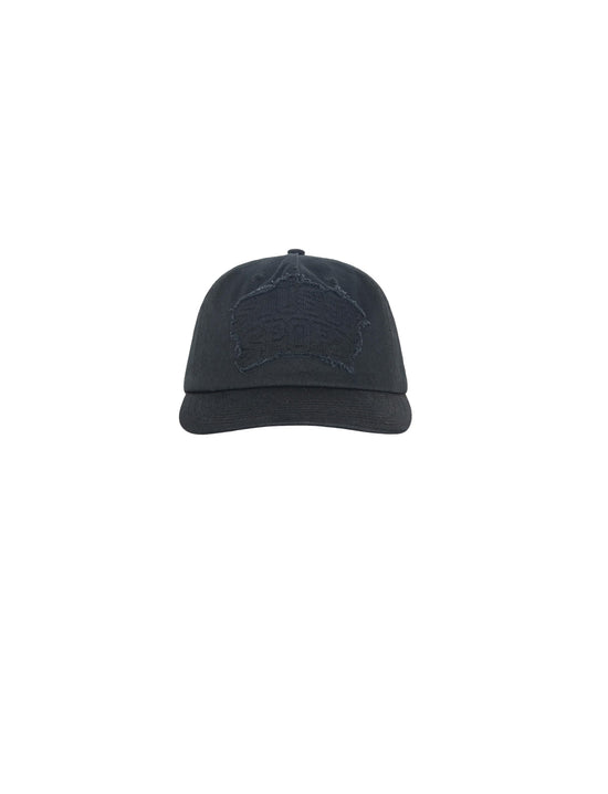 STÜSSY Md Sport Patch Applique Cap SHADOW BLACK