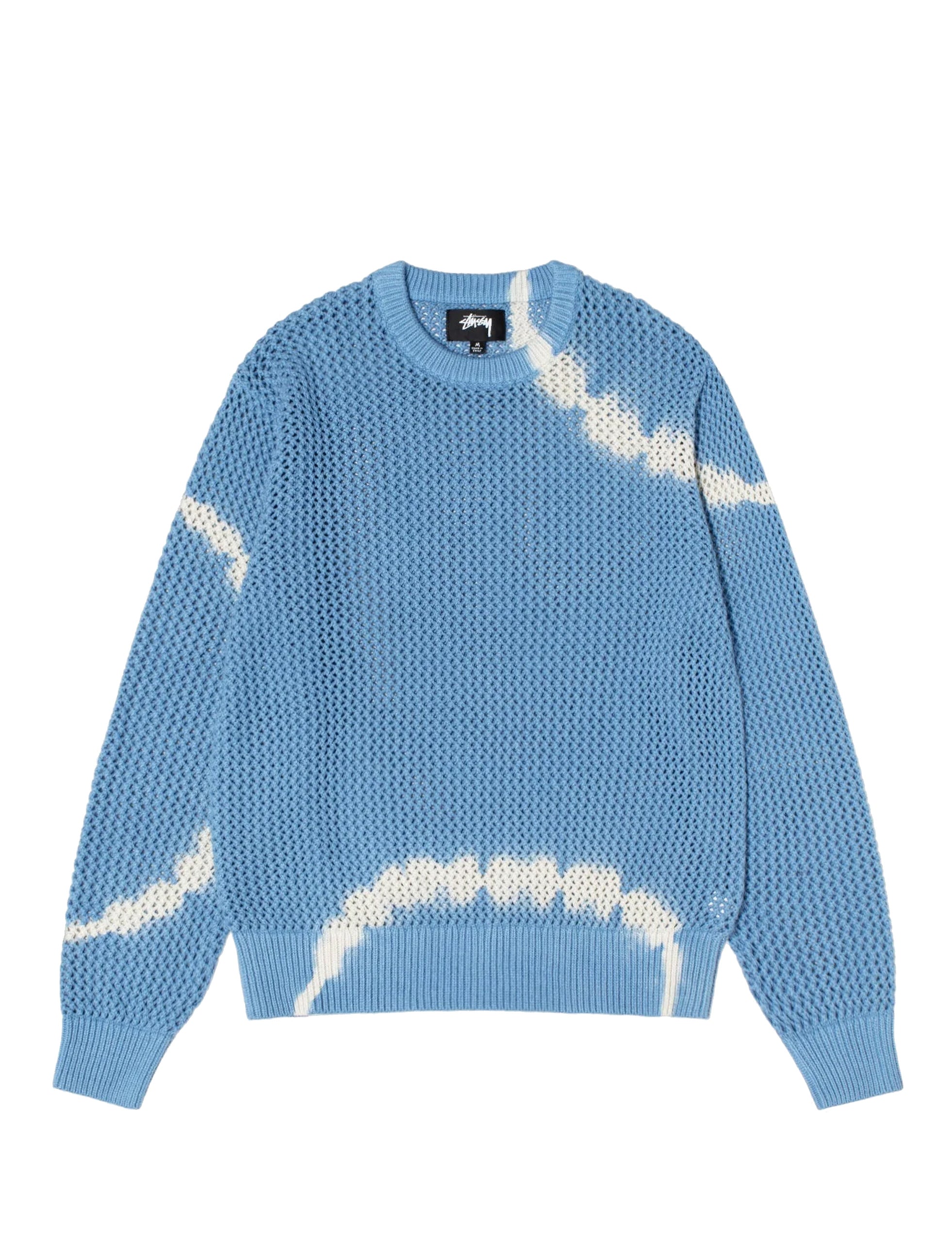 STÜSSY PIGMENT DYED LOOSE GAUGE SWEATER - minishopmadrid