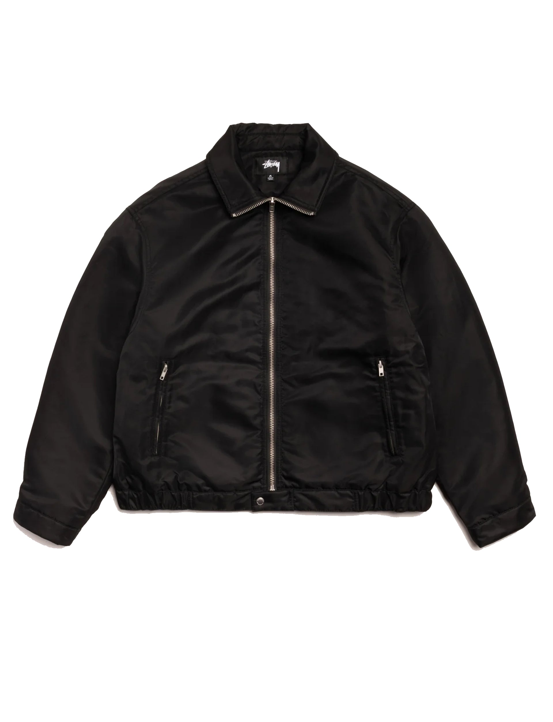 STÜSSY Pile Lined Zip Jacket Black