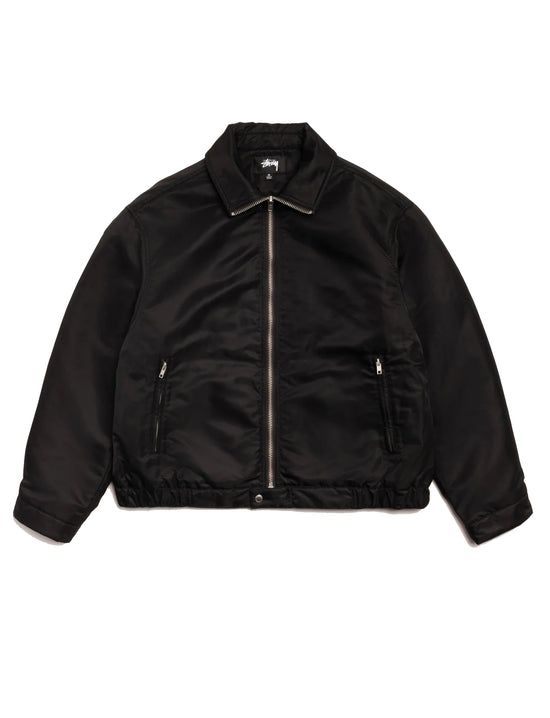 STÜSSY Pile Lined Zip Jacket Black