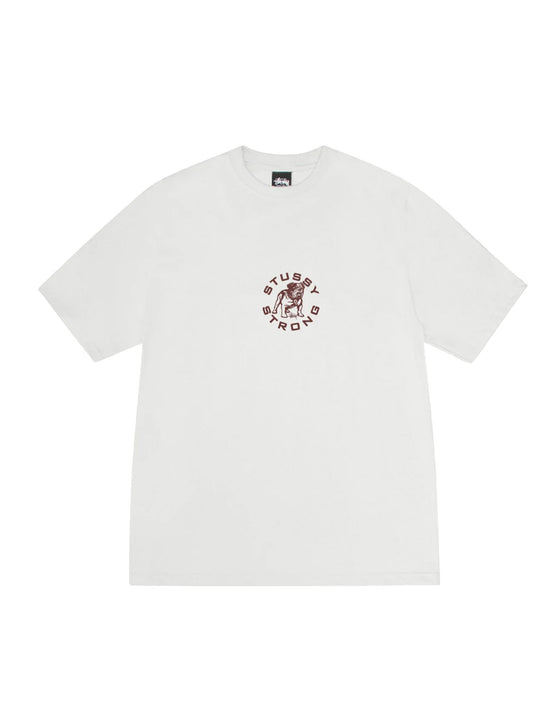 STÜSSY Strong Mac Pig. Dyed Tee WHITE