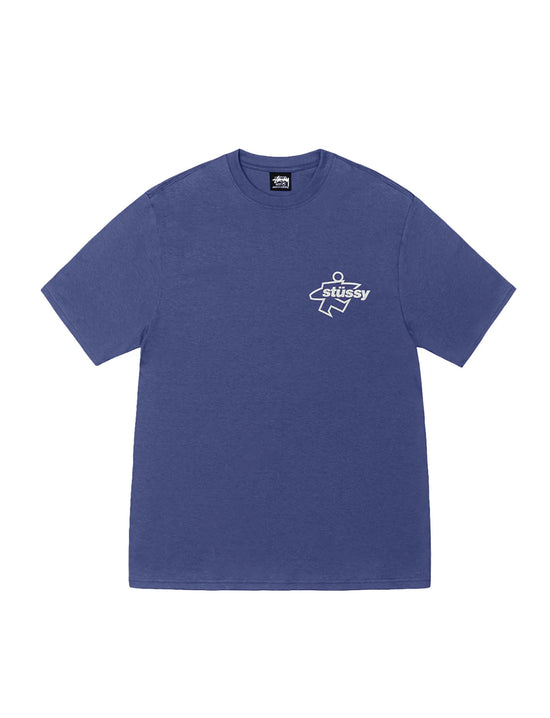 STÜSSY Surf Size Pig. Dyed Tee INDIGO