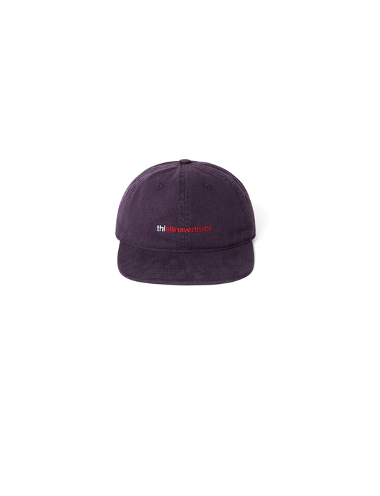 THISISNEVERTHAT 2Tone T-Logo Cap Deep Purple
