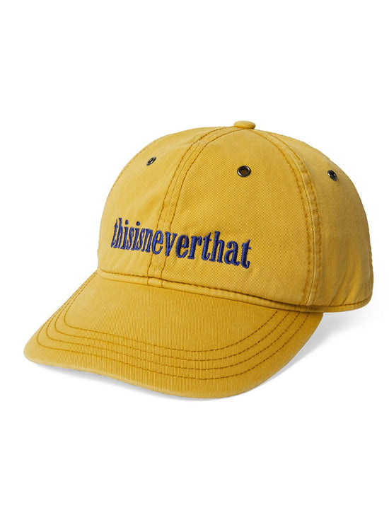 THISISNEVERTHAT Onyx Logo Cap Yellow