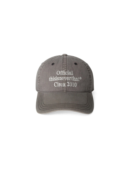 THISISNEVERTHAT Times Cap Charcoal