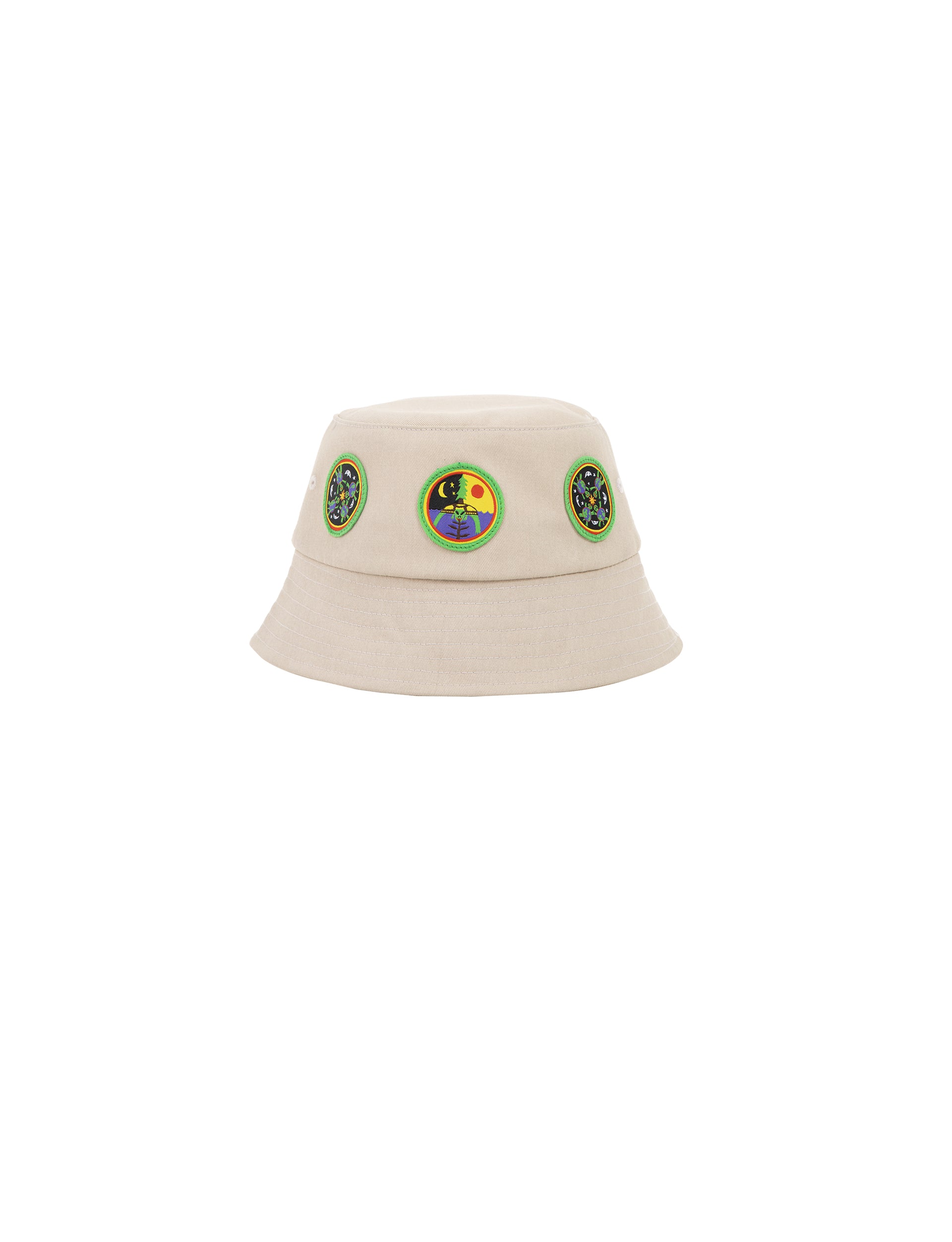 TURTLE ISLAND MEDITATION TIME PATCHES BUCKET HAT