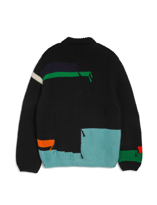 You Must Create Baker Cardigan Black