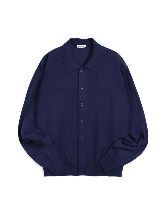 YouMustCreate Rat Pack Cardigan Navy