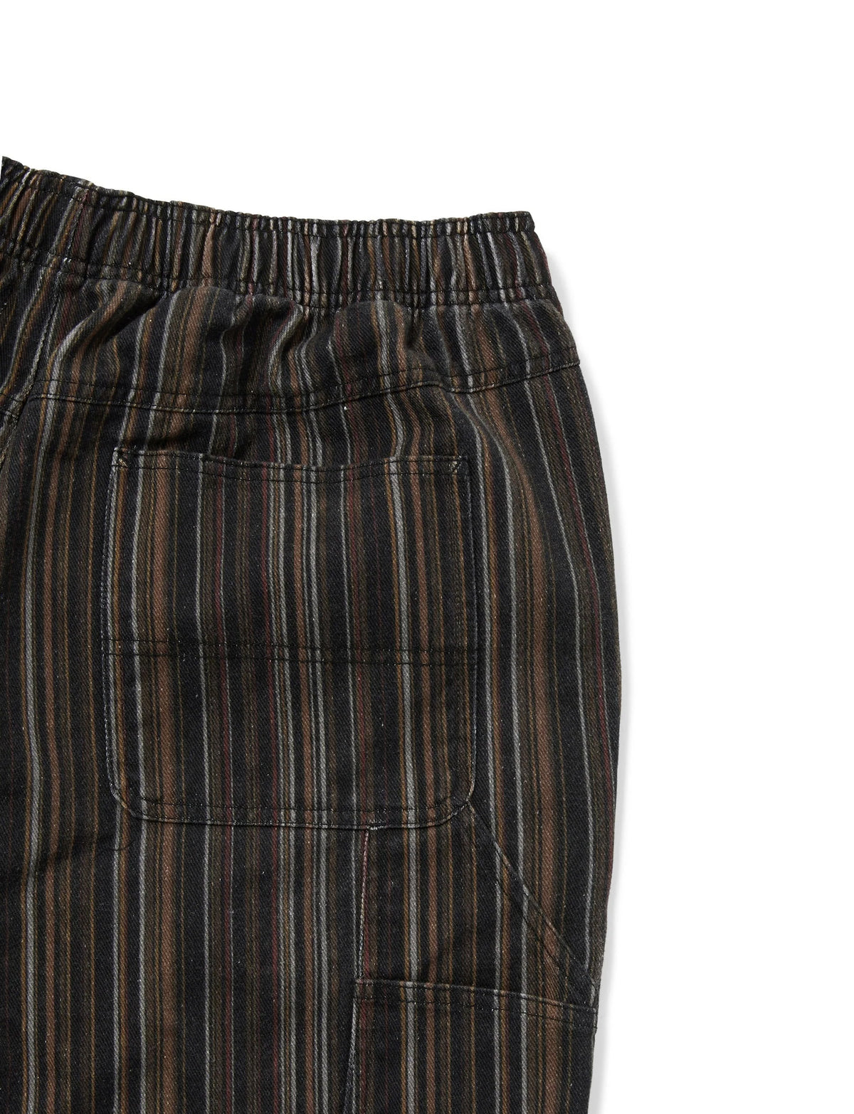 thisisneverthat Striped Flow Pant Black