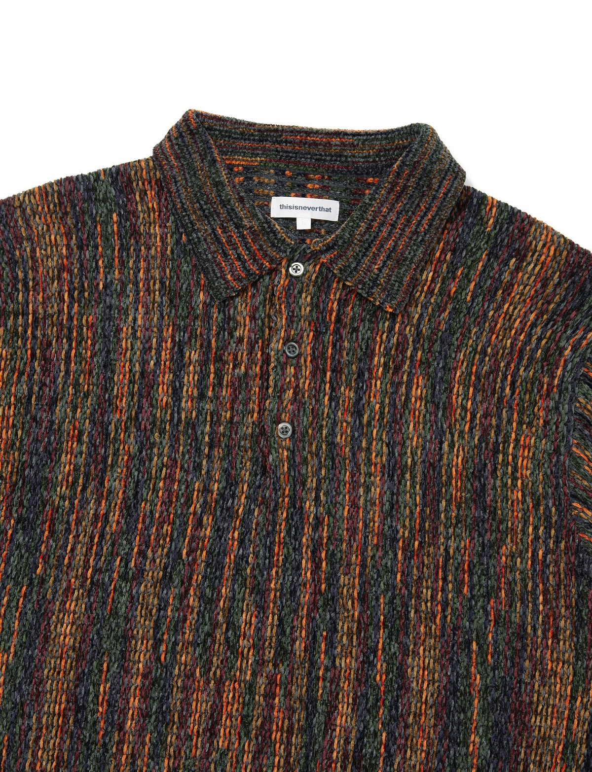 thisisneverthat Velvet Knit Polo MULTI
