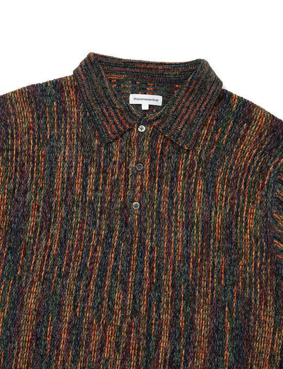 thisisneverthat Velvet Knit Polo MULTI