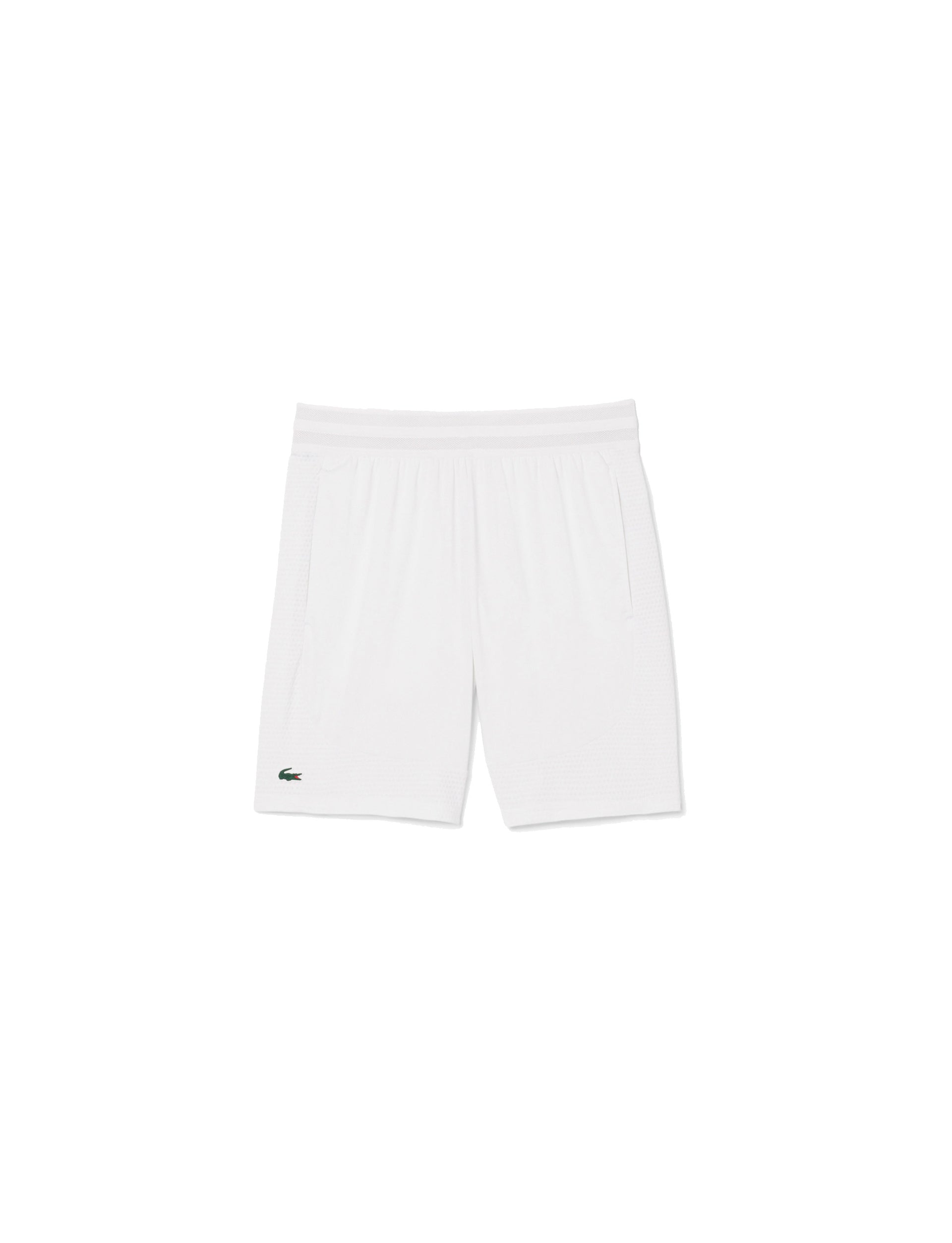 Lacoste Men's Ultra Dry Stretch Tennis Shorts White