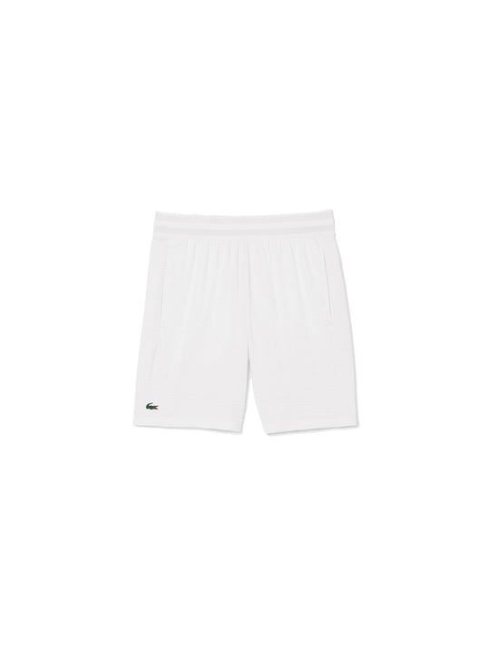 Lacoste Men's Ultra Dry Stretch Tennis Shorts White