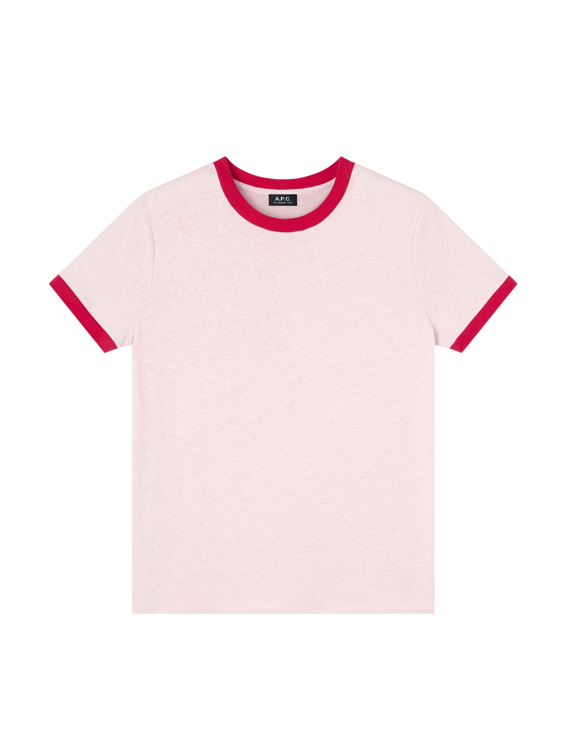 A.P.C. T-SHIRT JULES FAA PINK