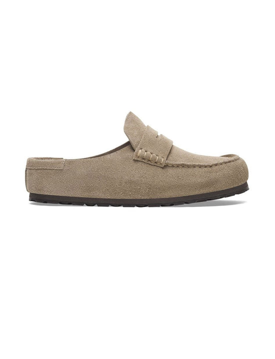 BIRKENSTOCK Naples Wrapped Suede Leather TAUPE