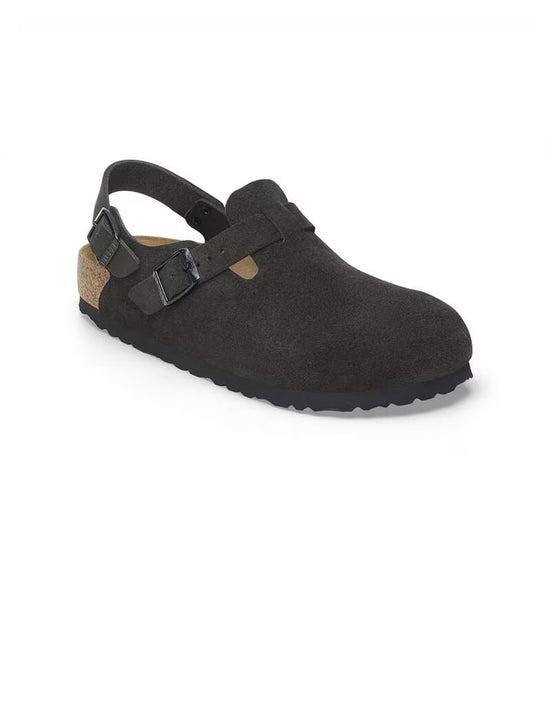BIRKENSTOCK Tokio  Suede Leather BLACK