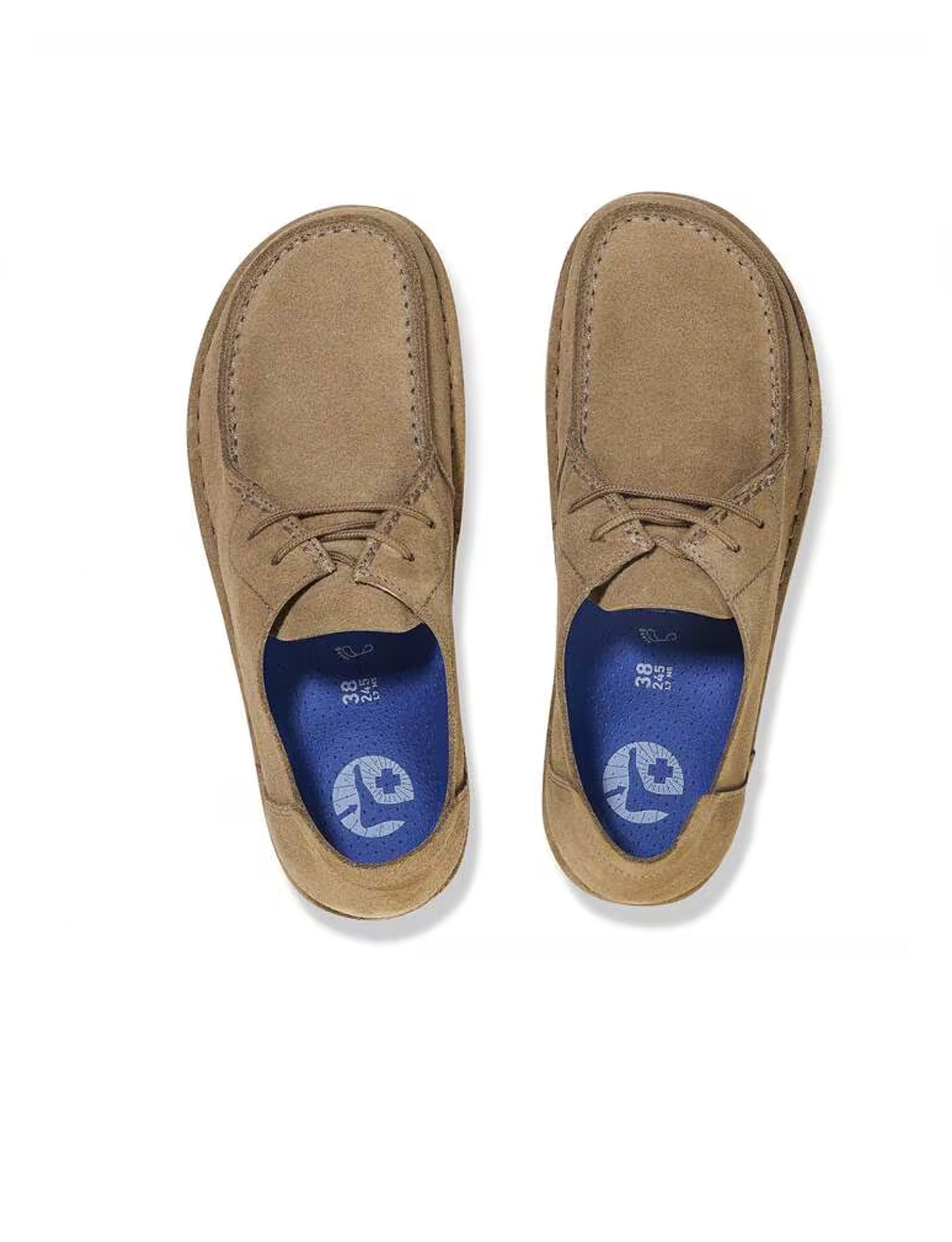 BIRKENSTOCK Utti Lace  Suede Leather TAUPE