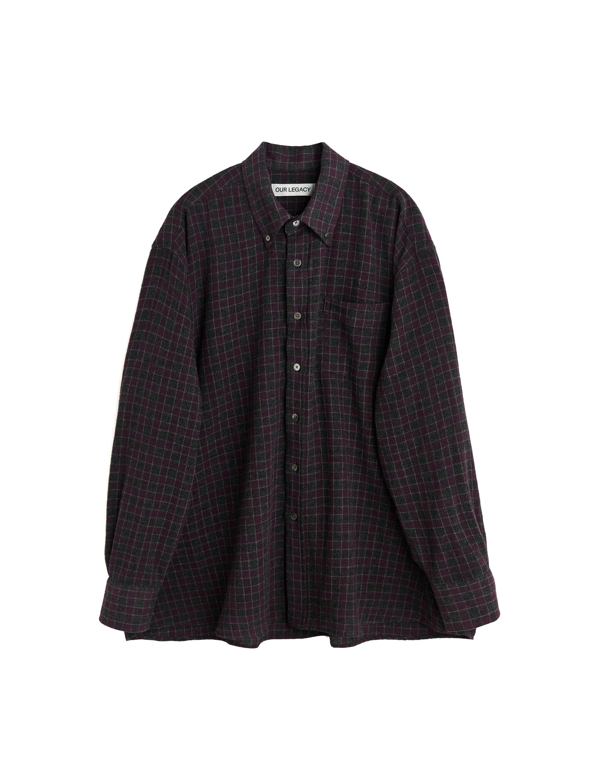 OUR LEGACY BEYOND BD SHIRT Sophomore Check Rur Wool