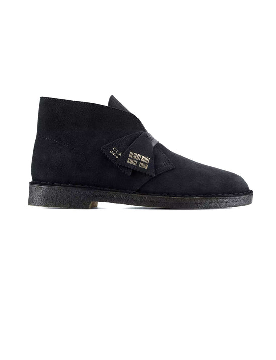 CLARKS Desert Boot Navy Suede