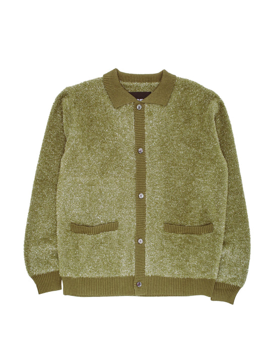 FUCKING AWESOME Big Night Out Cardigan OLIVE