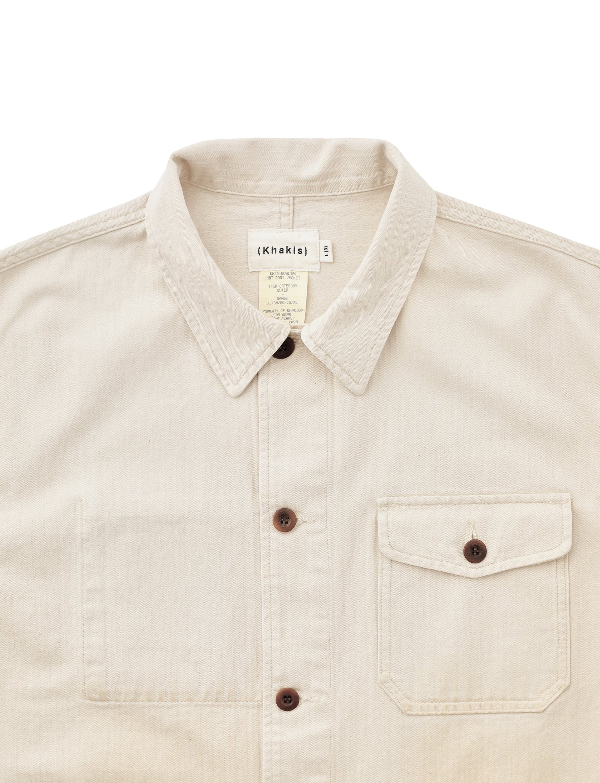 Khakis HBT Port Jacket Ecru