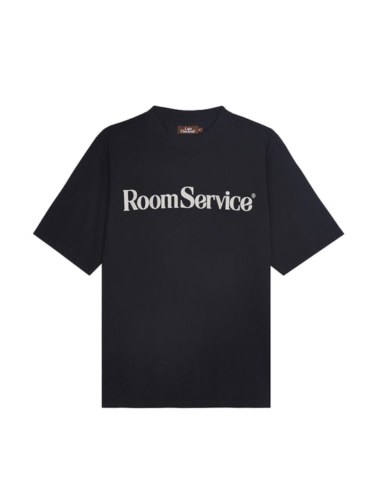 LATE CHECKOUT BLACK ROOM SERVICE TEE