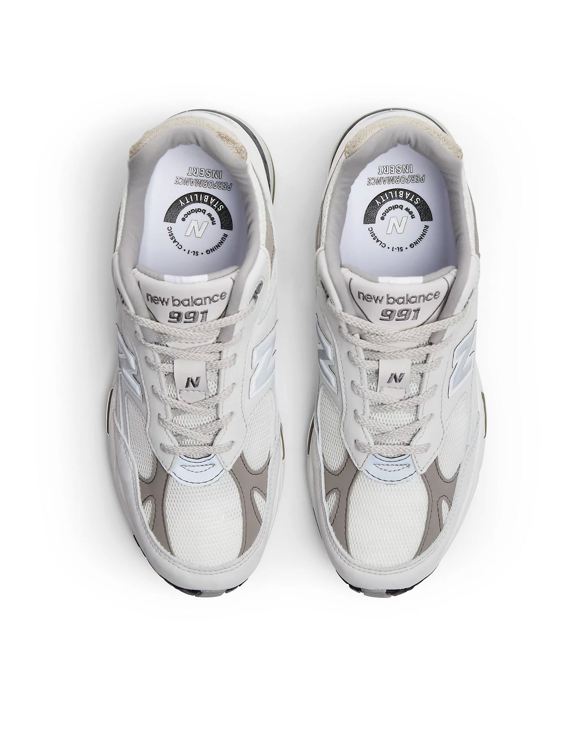 NEW BALANCE MADE IN UK 991 WHITE-GREY