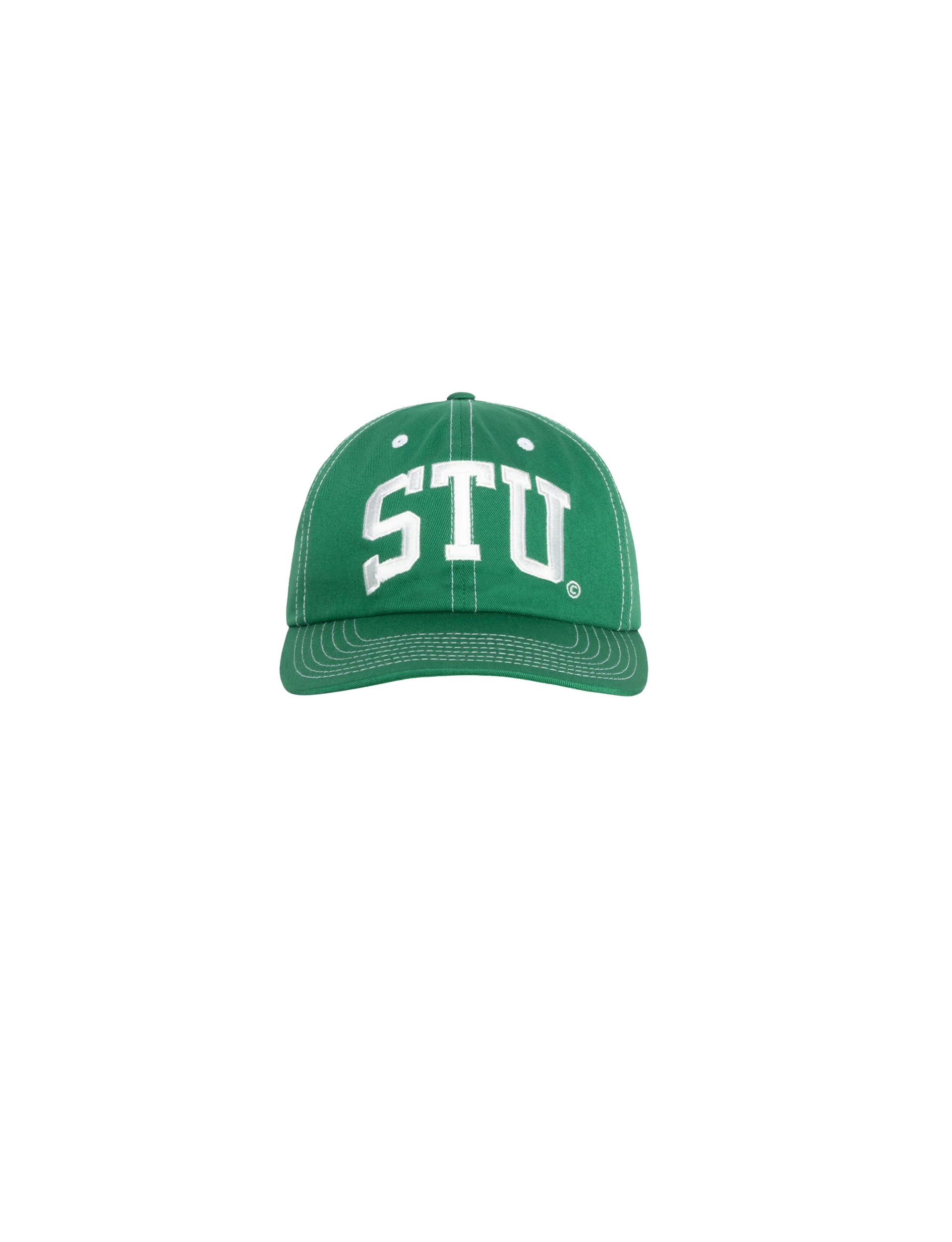 STÜSSY Stu Arch Strapback Cap green