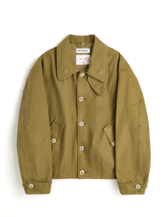 OUR LEGACY AERIAL JACKET Pigment Khaki Knife Edge Twill