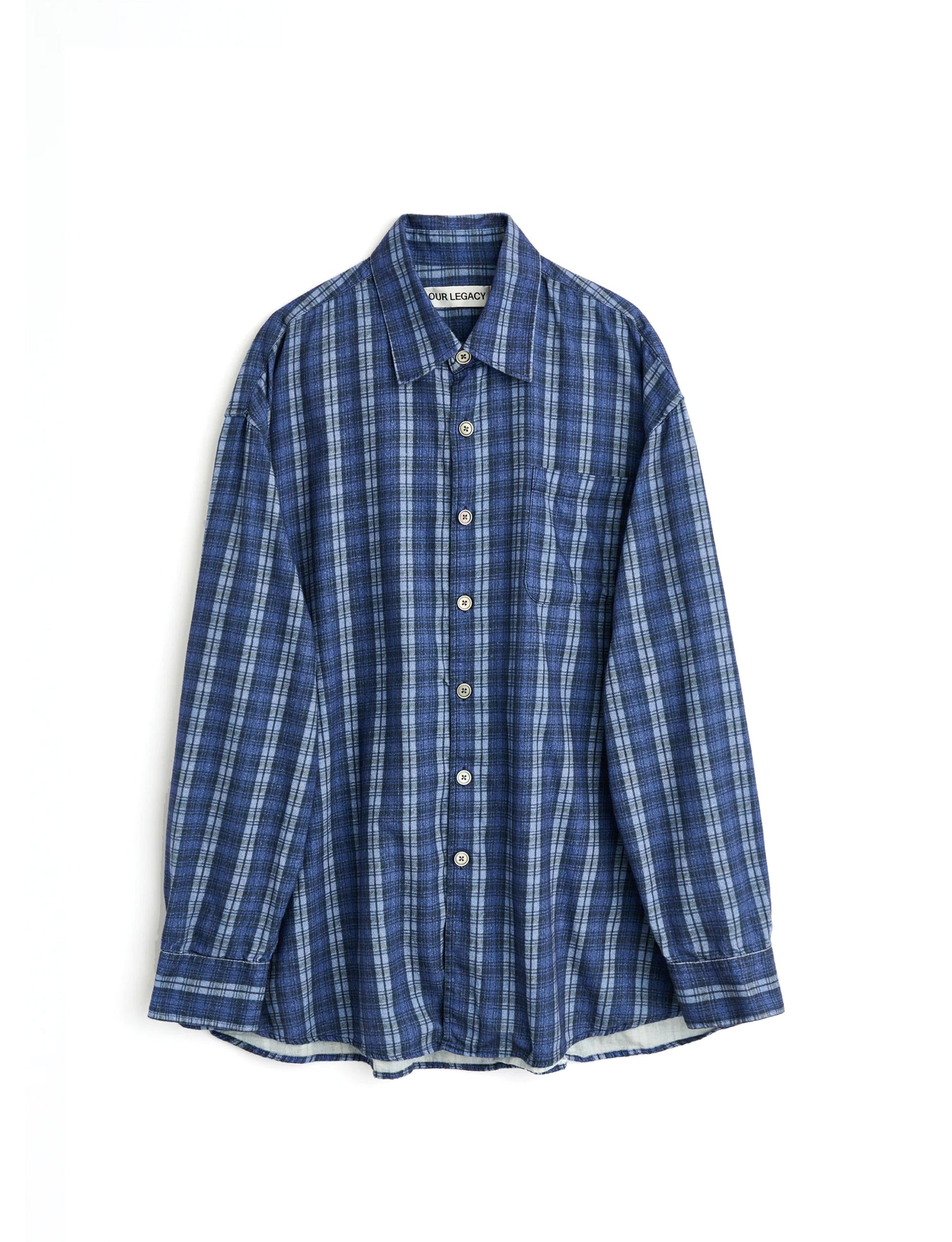 OUR LEGACY BORROWED SHIRT Check Please Print