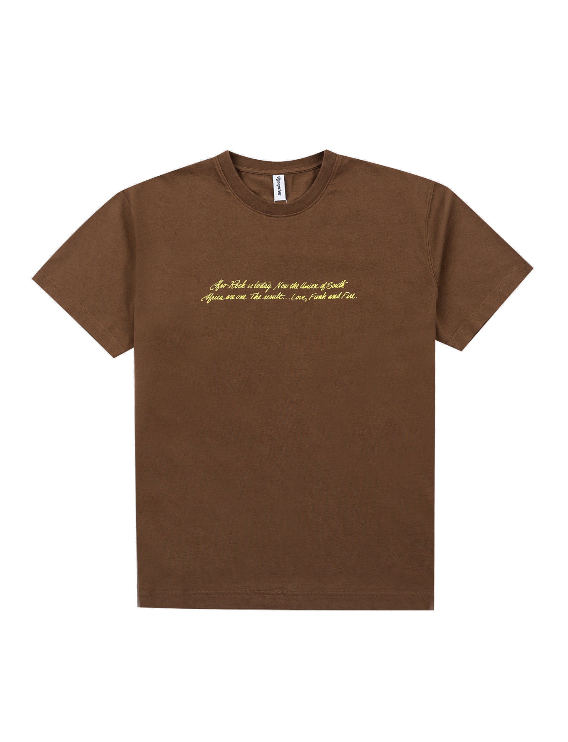 RECEPTION CLOTHING S/S TEE FUNK BROWN