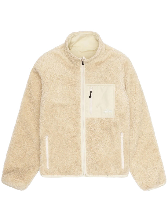 STÜSSY Sherpa Reversible Jacket NATURAL