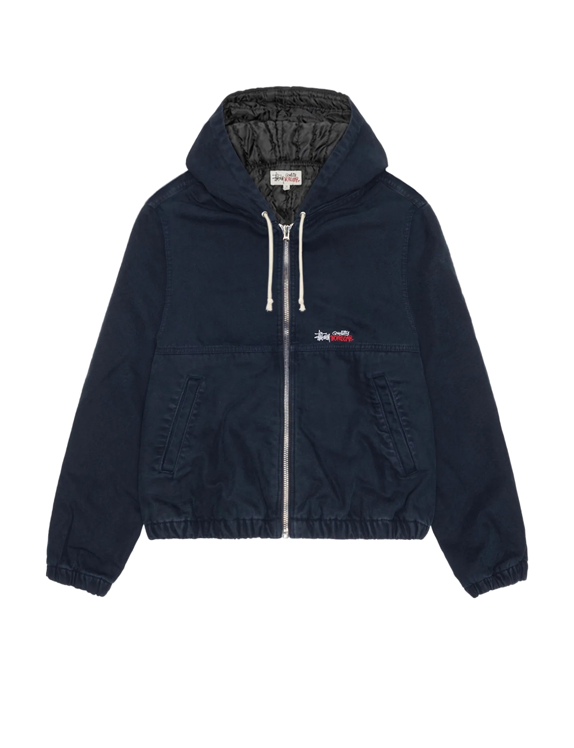 STÜSSY Canvas Insulated Work Jacket NAVY