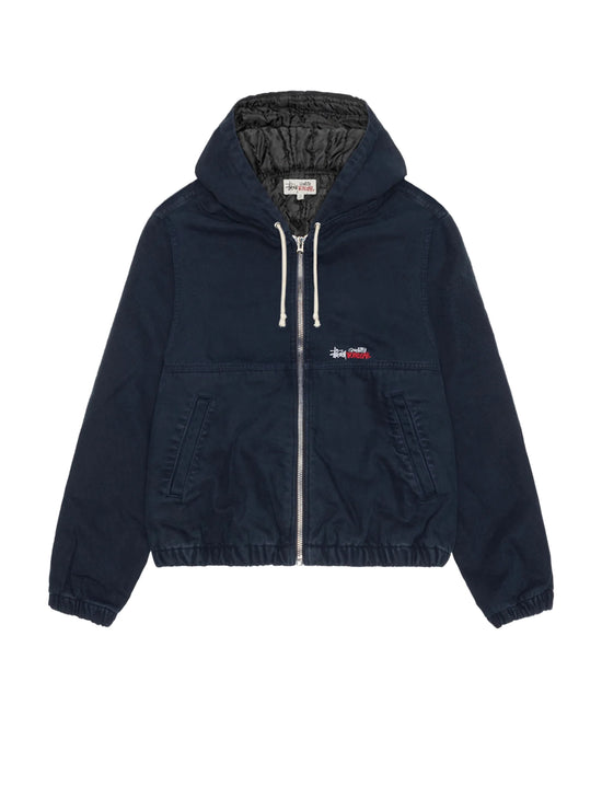 STÜSSY Canvas Insulated Work Jacket NAVY