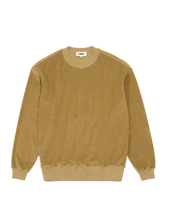 YMC DAISY AGE SWEAT CAMEL
